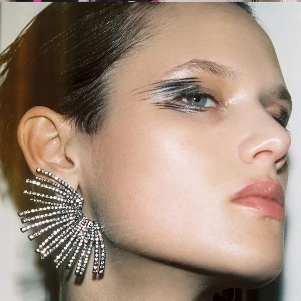 ZARA SPARKLY EARCUFF EARRINGS
